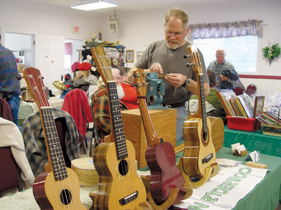 Howard at Ryderwood Craft Show